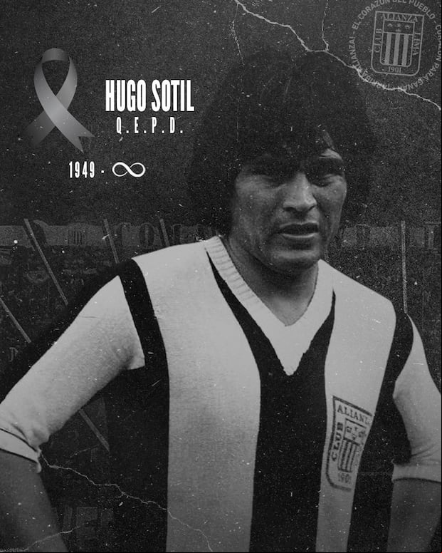Alianza Lima lamentó el fallecimiento de Hugo Sotil. (Foto: Alianza Lima).