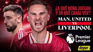 En qué canales TV ver Manchester United vs Liverpool y a qué hora juegan hoy