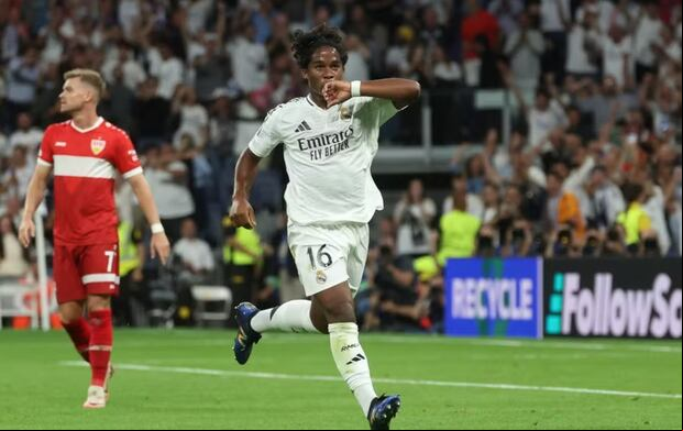 Endrick no ha tenido muchos minutos en el Real Madrid. (Foto: AFP).
