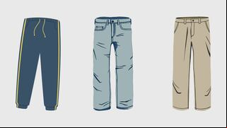 Escoge uno de los pantalones en la imagen para conocer qué tipo de carácter tienes