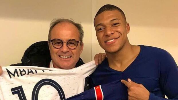 Luis Campos, es director deportivo del PSG y podría terminar con Mbappé en el Real Madrid.
