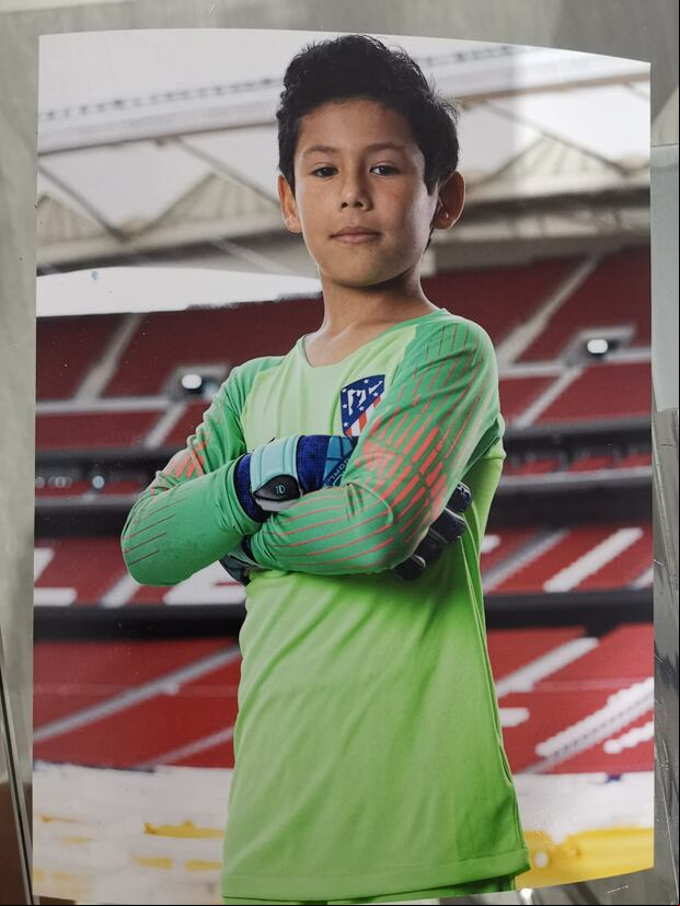Joaquín Carrera jugó cuatro años en el Atlético de Madrid, parte importante en su formación como arquero. (Foto: Difusión)