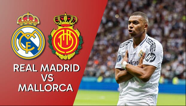 ¡El Real Madrid recibe al Mallorca! ¿A qué hora juega Kylian Mbappé? ¿En qué canal lo puedo ver? Toda la información que necesitas para disfrutar del encuentro EN VIVO por LaLiga 2024-25. | Crédito: Composición Mix