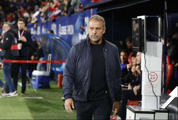 Hans-Dieter Flick, DT del Barcelona (EFE/Villar López)