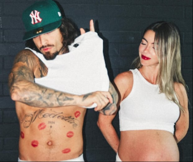 Maluma se convirtió en papá a sus 30 años junto a su novia Susana Gómez (Foto: Maluma / Instagram)