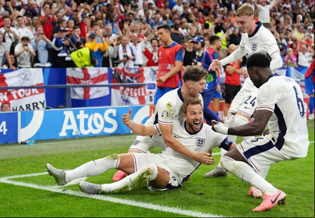 Inglaterra venció a Eslovaquia y clasificó a cuartos de final de la Eurocopa. (Foto: Getty Images)