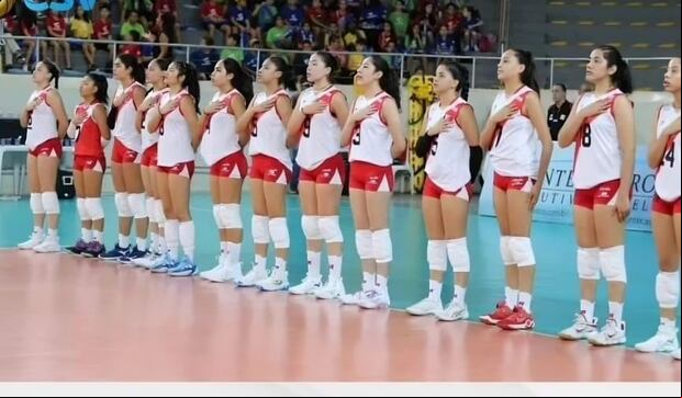 Perú vs Chile por el tercer puesto del Sudamericano de Vóley Sub 19. (Foto: Difusión).
