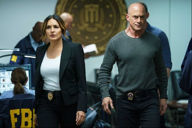 El detective Elliot Stabler (Chris Meloni) y la detective Olivia Benson (Mariska Hargitay) en la temporada 25 de "Law & Order: SVU" (Foto: NBC)