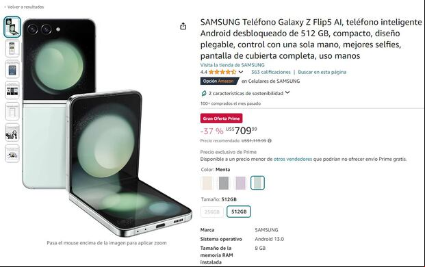 Samsung tiene varias ofertas solo por tiempo limitado en Amazon