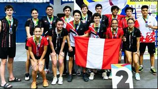 ¡En el podio! Perú ganó medalla de plata de Bádminton en Campeonato Sudamericano
