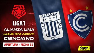 Horario de Alianza Lima vs. Cienciano por fecha 11 de Liga 1