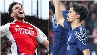 Arsenal perdió 0-1 ante PSG en la semifinal ida de la UEFA Champions League 2024-25