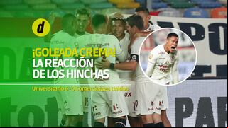 Universitario 6 - 0 Comerciantes Unidos: la reacción de los hinchas cremas tras la goleada en el Monumental