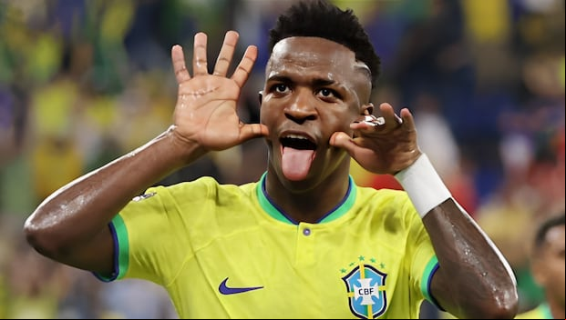 Vinícius Júnior es una de las cartas de gol de Brasil frente a Colombia. (Foto: Getty Images)