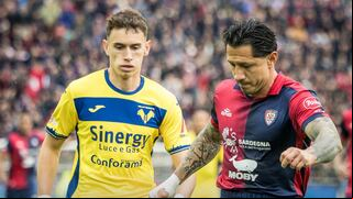Lapadula fue titular: Cagliari igualó 1-1 con Verona y sigue cerca de la zona de descenso