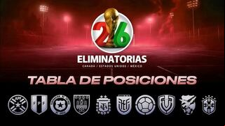 Tabla de posiciones Eliminatorias 2026: clasificación, partidos y resultados de fecha 8