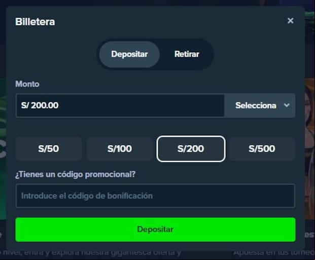 Stake deposita
