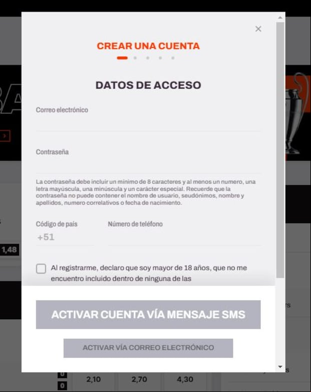 registro betwarrior