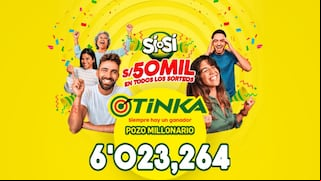 Sorteo La Tinka miércoles 12 junio 2024: ver números ganadores de la lotería