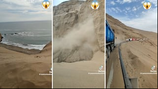 Susto captado en TikTok: pasa momento crítico en Pasamayo durante sismo en Lima