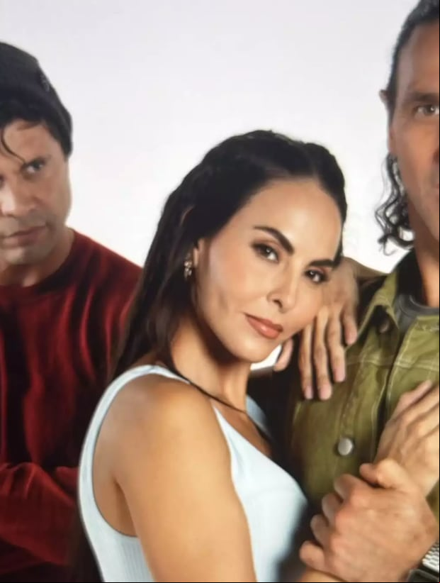 Pedro Moreno, Elsa Ortiz y Valentino Lanús en "Tu vida es mi vida" (Foto: Pedro Moreno / Instagram)