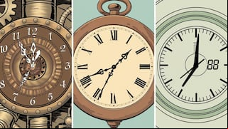 Elige uno de los relojes en esta imagen para descubrir si eres una persona honesta