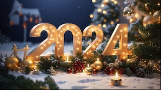 Mensajes de Año Nuevo 2024 en WhatsApp: postales, tarjetas y frases bonitas