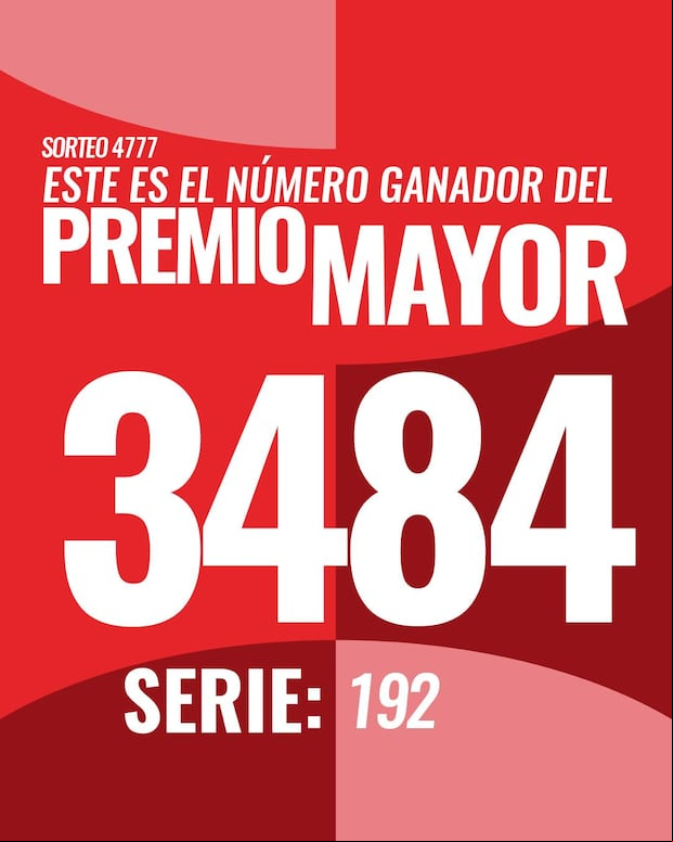 Resultado de la Lotería de Medellín del viernes 4 de abril: número ganador del Premio Mayor (Foto: @LoteriaMedellin)