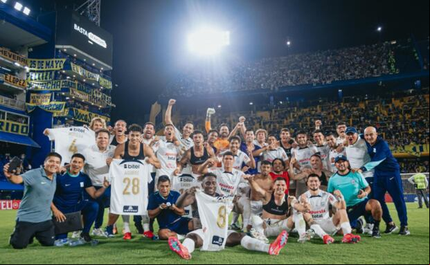 Alianza Lima eliminó a Boca Junior en La Bombonera (Crédito: Alianza Lima).