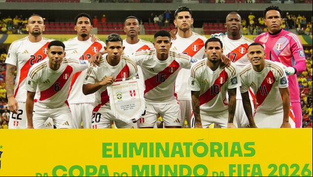 Perú perdió por 4-0 ante Brasil por la fecha 10 de las Eliminatorias 2026. (Foto: La Bicolor)