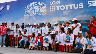 ¡En lo más alto! Perú obtuvo siete medallas de oro en el Sudamericano Juvenil de Surf 2024