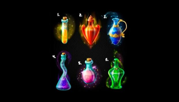 TEST VISUAL | Esta imagen te muestra seis pociones mágicas. ¿Cuál eliges? (Foto: namastest.net)