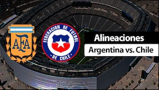 El once titular, Chile 0-1 Argentina por la Copa América 2024