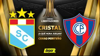 Hora de Sporting Cristal vs. Cerro Porteño por la Copa Libertadores