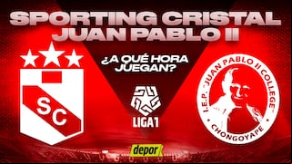 ¿A qué hora juegan Sporting Cristal vs. Juan Pablo II?