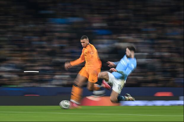 Real Madrid and Manchester City clash for the Champions League Knockout phase play-offs - 2nd leg at Santiago Bernabéu Stadium. | Photo by Getty Images