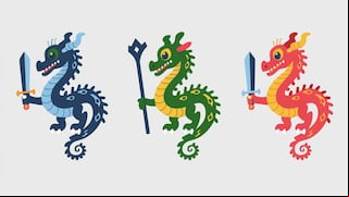 Escoge uno de los dragones para conocer qué te tiene preocupado en este momento
