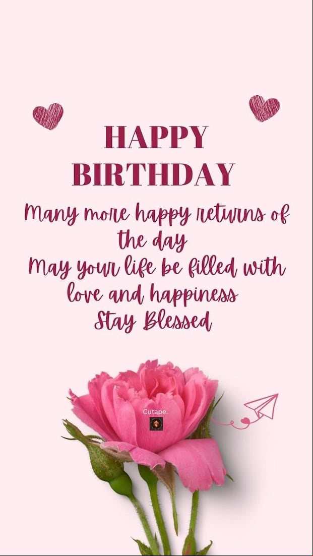 Share one of these 50 free cards to wish a Happy Birthday to that special someone and send it via WhatsApp, Instagram, Facebook or TikTok. (Photo: Pinterest)