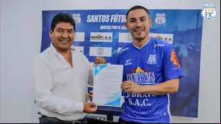 Tras librarse de la prisión preventiva: Jean Deza fue anunciado como refuerzo de Santos FC de Nazca