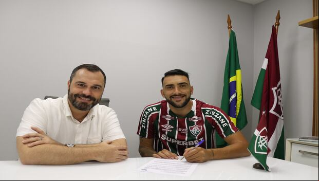 Freytes firmó en las oficinas de Fluminense.