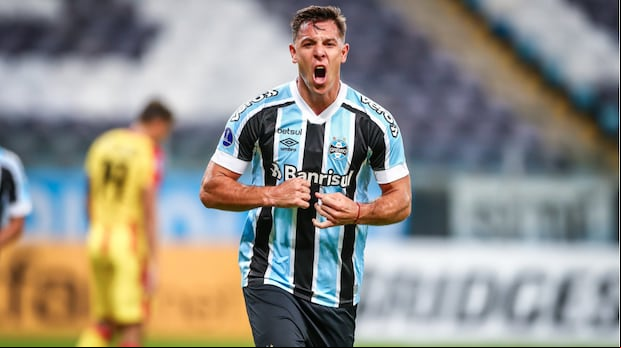 Diego Churín no logró destacar en el Gremio de Porto Alegre. (Foto: Gremio).