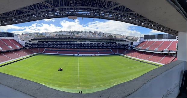 Así luce el Rodrigo Paz Delgado para el Melgar vs. Independiente del Valle (Foto: Movistar Deportes)