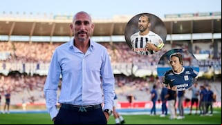 “Son unos monstruos”: los elogios del DT de Talleres a Paolo Guerrero y Hernán Barcos