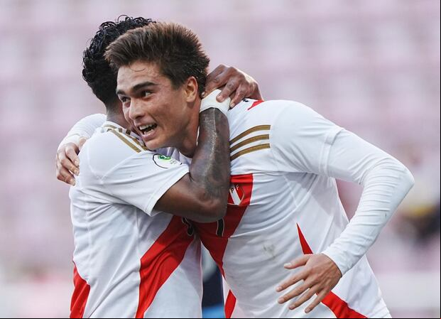 Juan Pablo Goicochea destacó con Perú en el último Sudamericano Sub-20. (Foto: @SeleccionPeru)