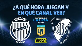 Canal de TV para ver Godoy Cruz vs River por Liga Argentina