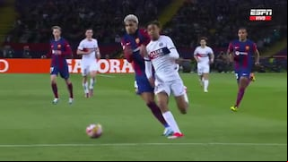 ¡Tras falta a Barcola! Ronald Araújo se fue expulsado en el Barcelona vs. PSG