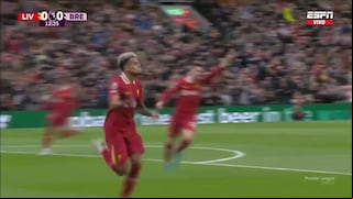 Tras arrancar en su propia área: el golazo de Luis Díaz en el Liverpool vs Brentford
