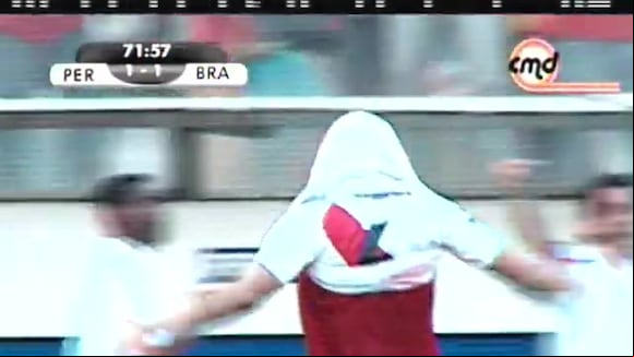 Perú empató 1-1 ante Brasil, por Eliminatorias 2010. (Video: CMD/Movistar)