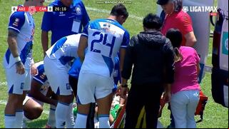 ¡Pronta recuperación! Melián sufrió fuerte golpe en Alianza Atlético vs. Mannucci