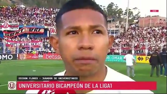 Edison Flores habló de su futuro en Universitario tras el bicampeonato. (Video: L1 MAX)